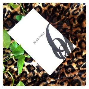 Nine West leather pumps Silver Metalic